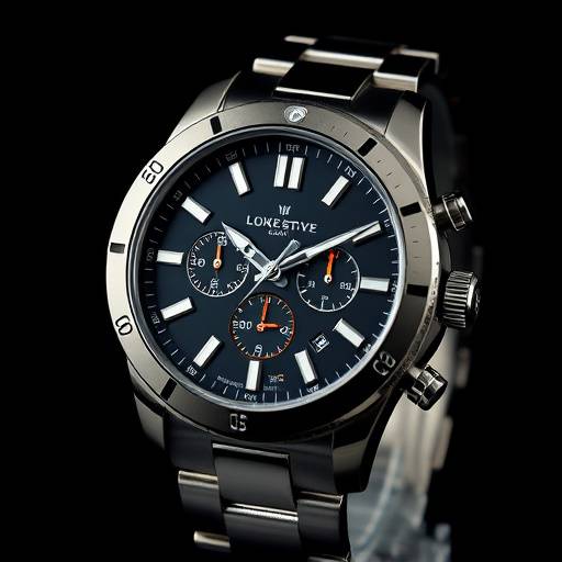 Sleek and modern photograph of a luxury watch, showcasing its elegant design, craftsmanship, and attention to detail.